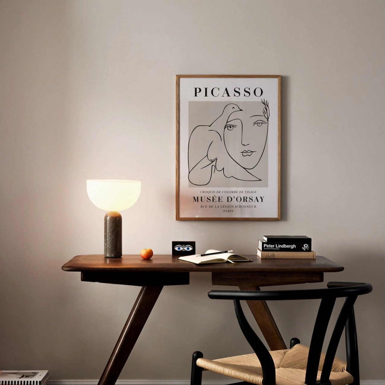 Poster Hub - Picasso Croquis Art Framed