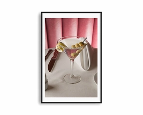 Poster Hub - Pink Martinimodern abstract painting decor