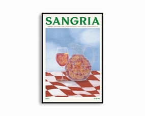 Poster Hub - Sangria Drinkmodern abstract painting decor