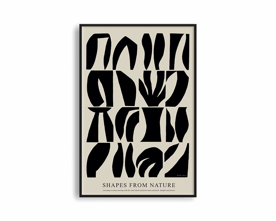 Poster Hub - Shapes From Naturemodern abstract painting decor