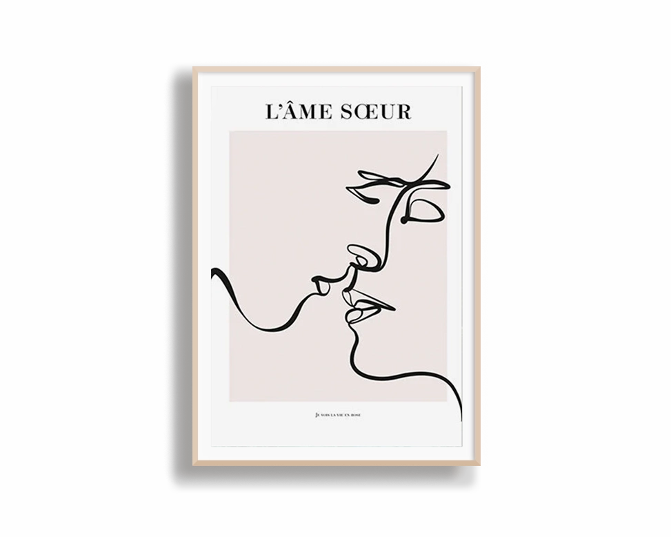 Poster Hub - Soulmate Art Framed