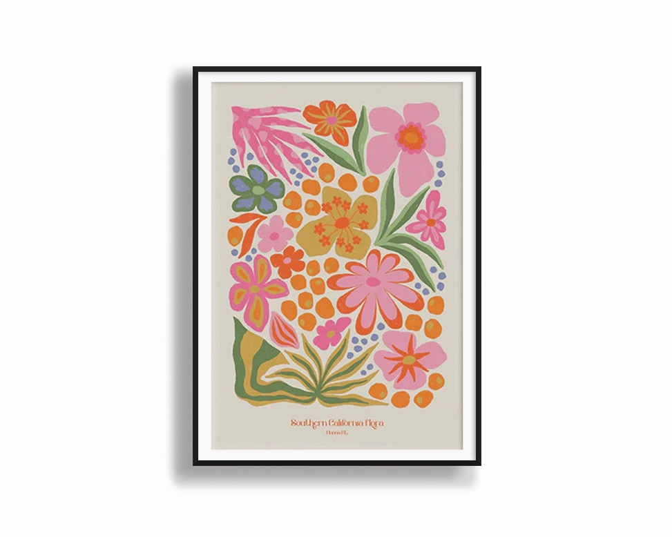 Poster Hub - Southern California Floranordic style wall decor