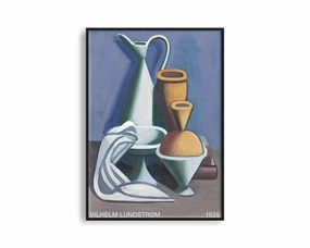 Poster Hub - Still Life by Vilhelm Lundstorm Postermodern abstract painting decor