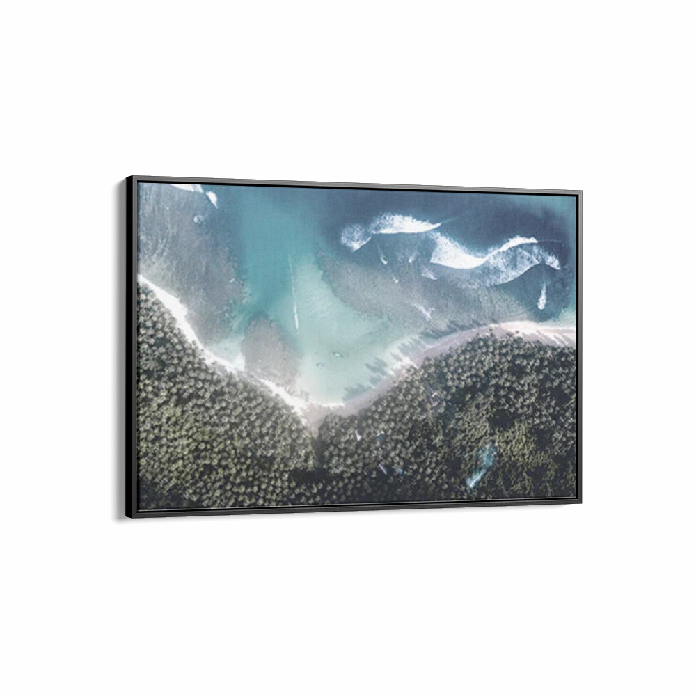 Poster Hub - The Beach Art Framed