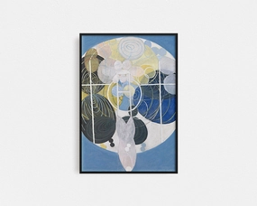 Poster Hub - The Large Figure Paintings Art Framedmodern abstract painting decor