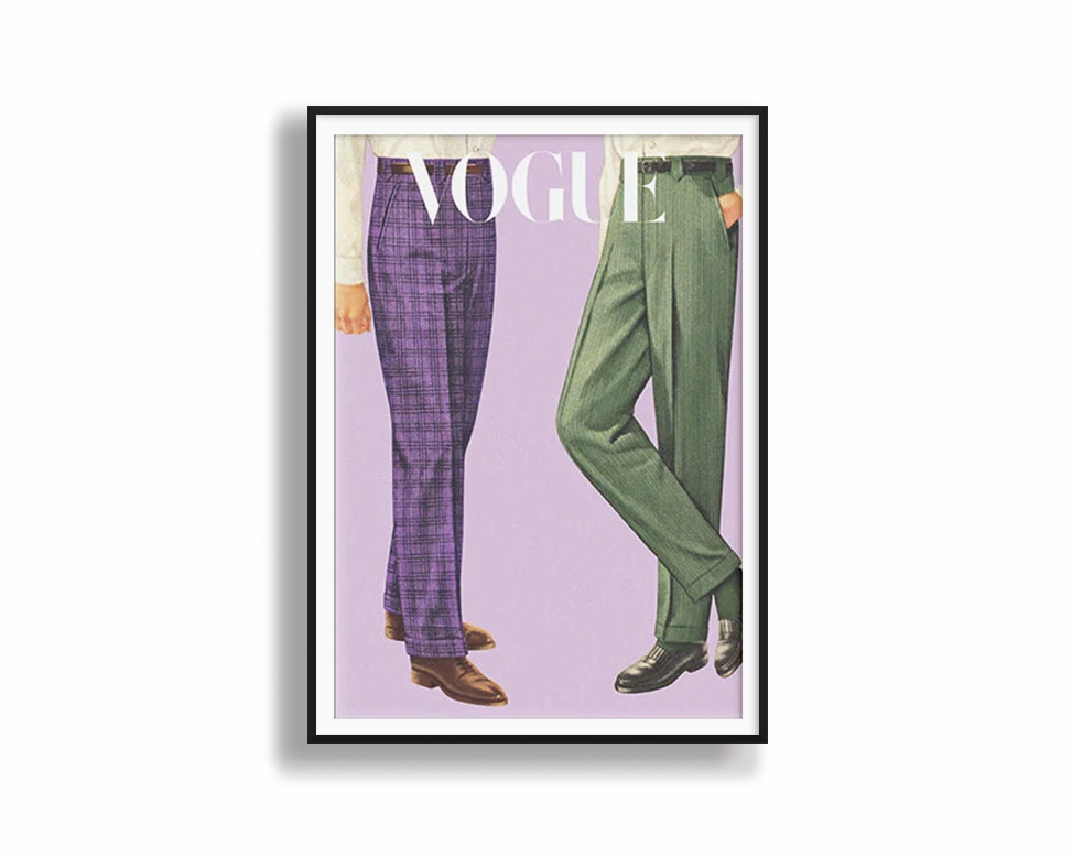 Poster Hub - Vogue Men Issuemodern abstract painting decor
