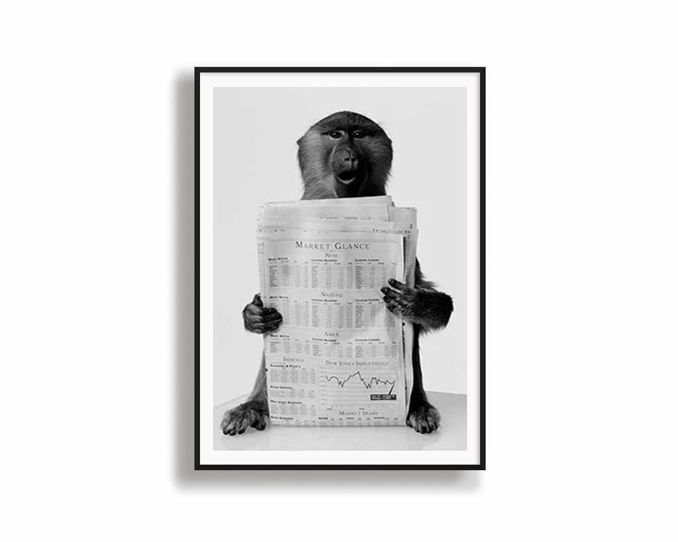 Poster Hub - Your Financial Advisor Art Framednordic style wall decor