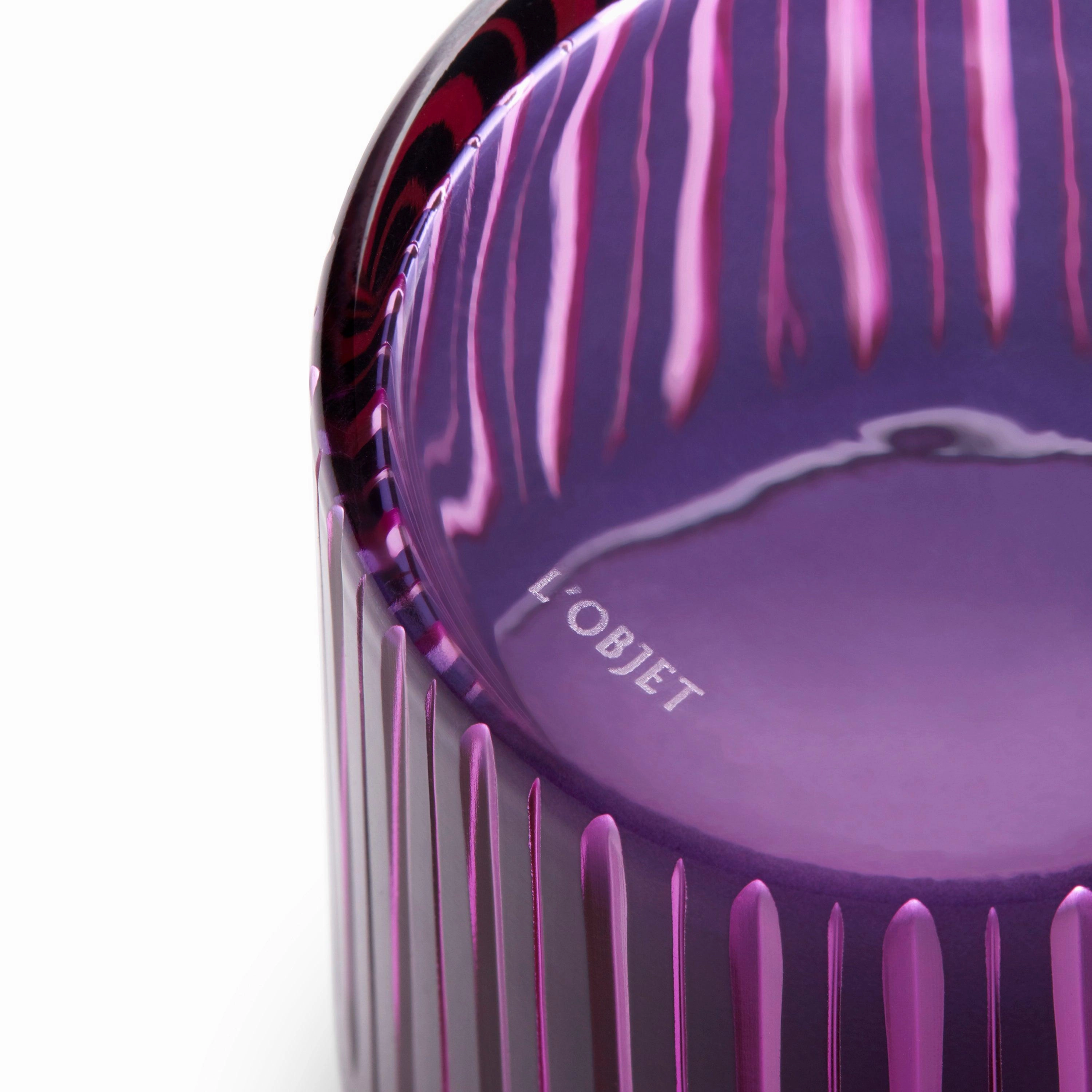 Prism Double Old Fashioned Glasses - Purple(Set of 4)