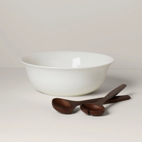 Profile Salad Bowl & Server Setafternoon tea dessert tray
