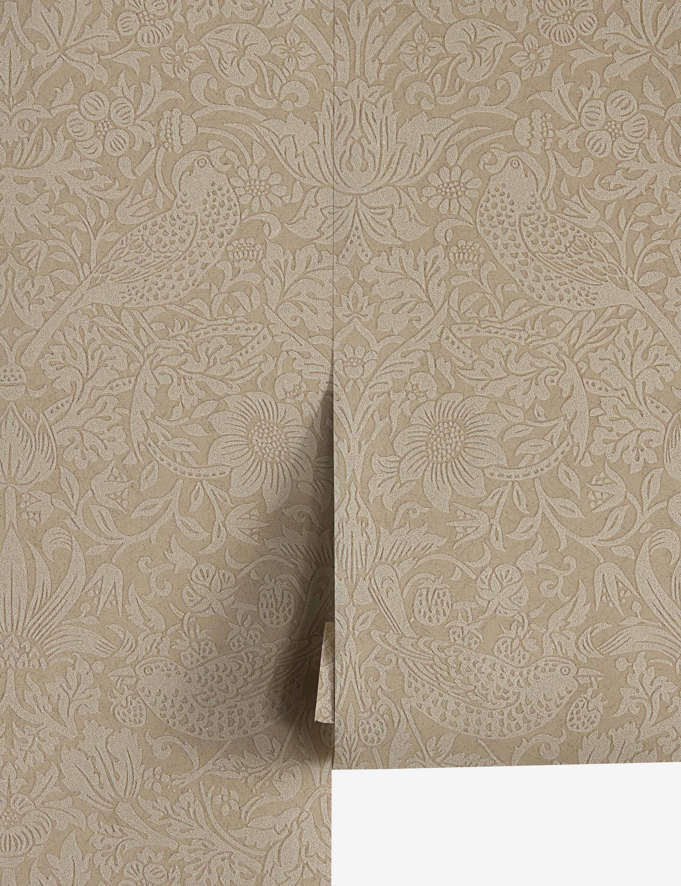 Pure Strawberry Thief Wallpaper by Morris & Co.