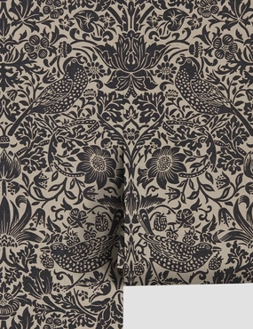 Pure Strawberry Thief Wallpaper by Morris & Co.nordic style wall decor