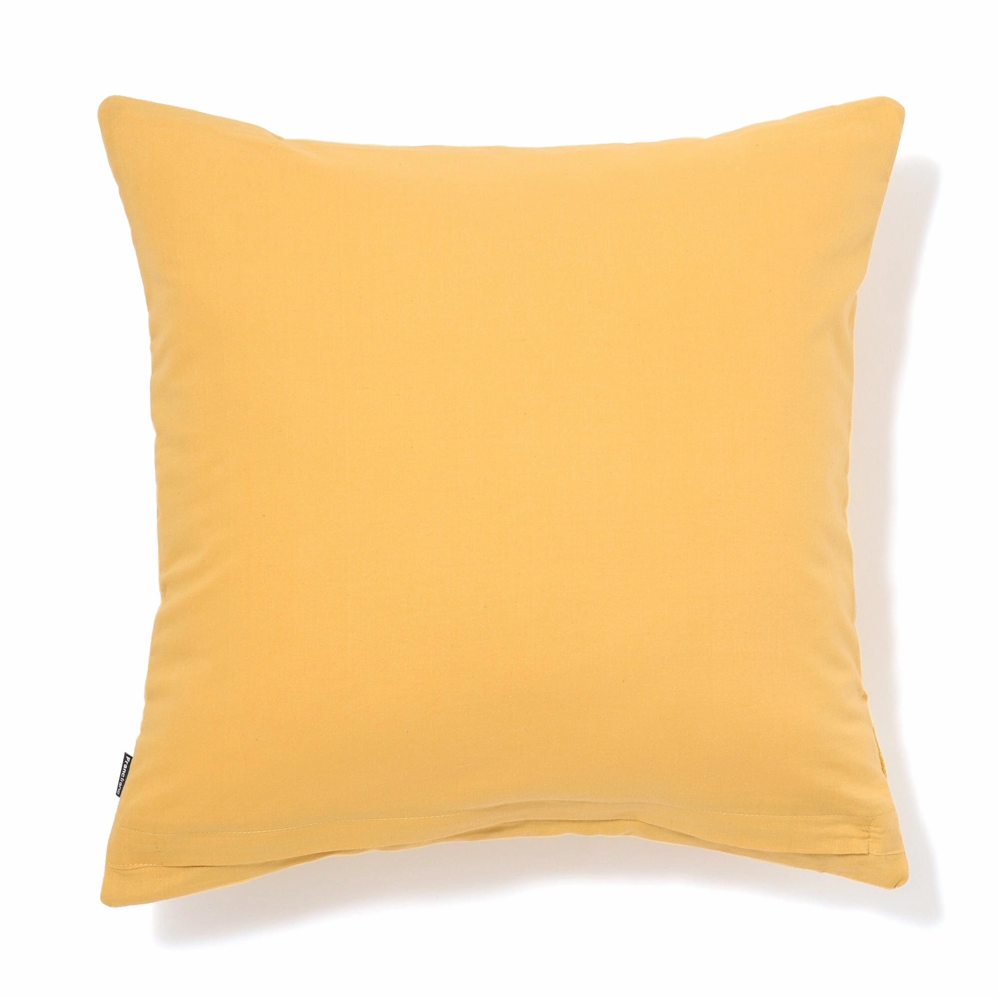 Quilt Flower Cushion Cover 450 X 450 Yellow