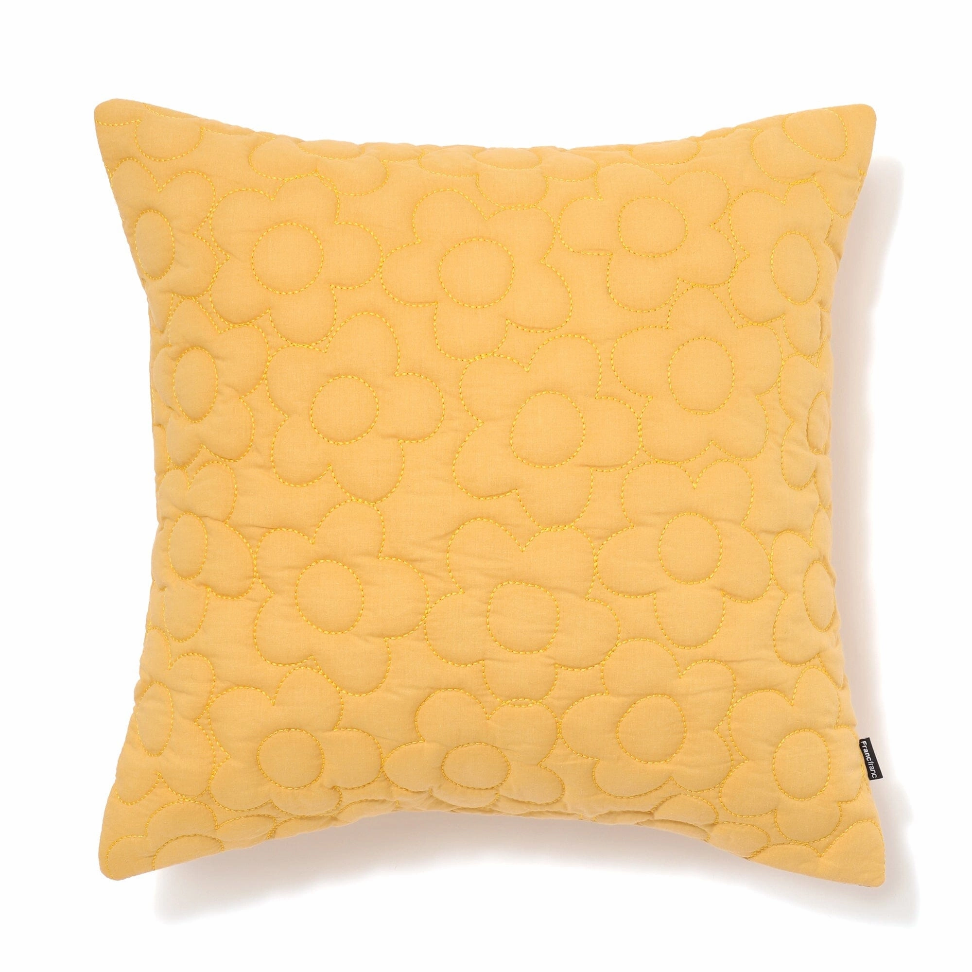Quilt Flower Cushion Cover 450 X 450 Yellowbedding sets ,throw blankets 
