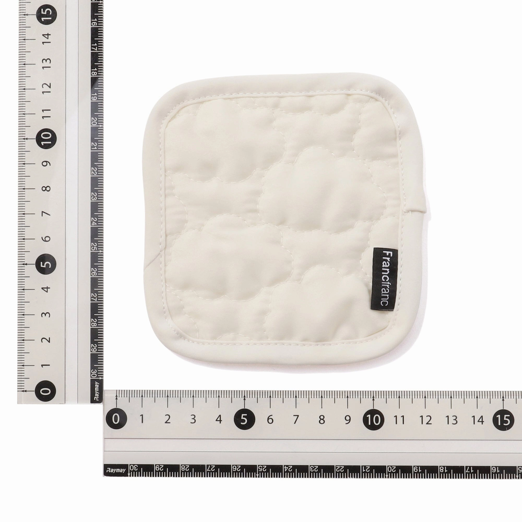 Quilted Coaster Cloud White