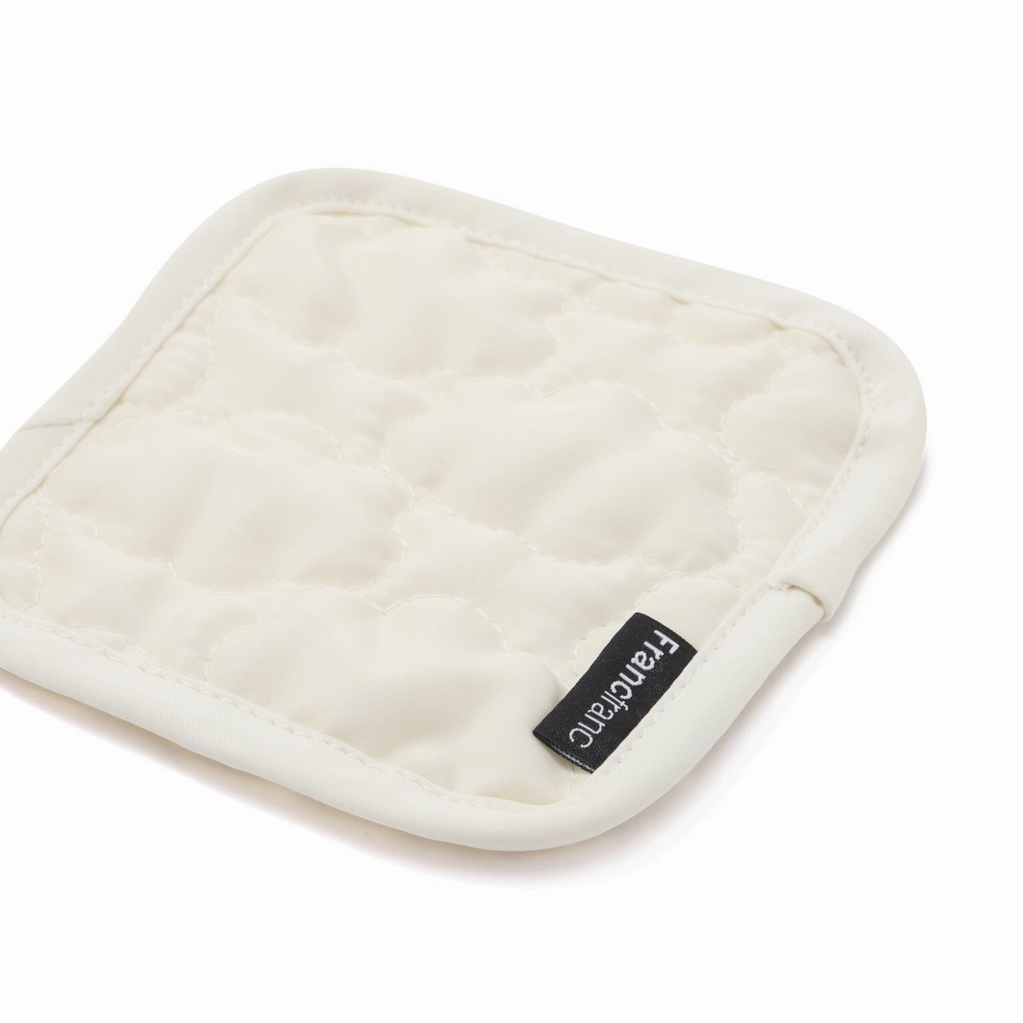 Quilted Coaster Cloud White