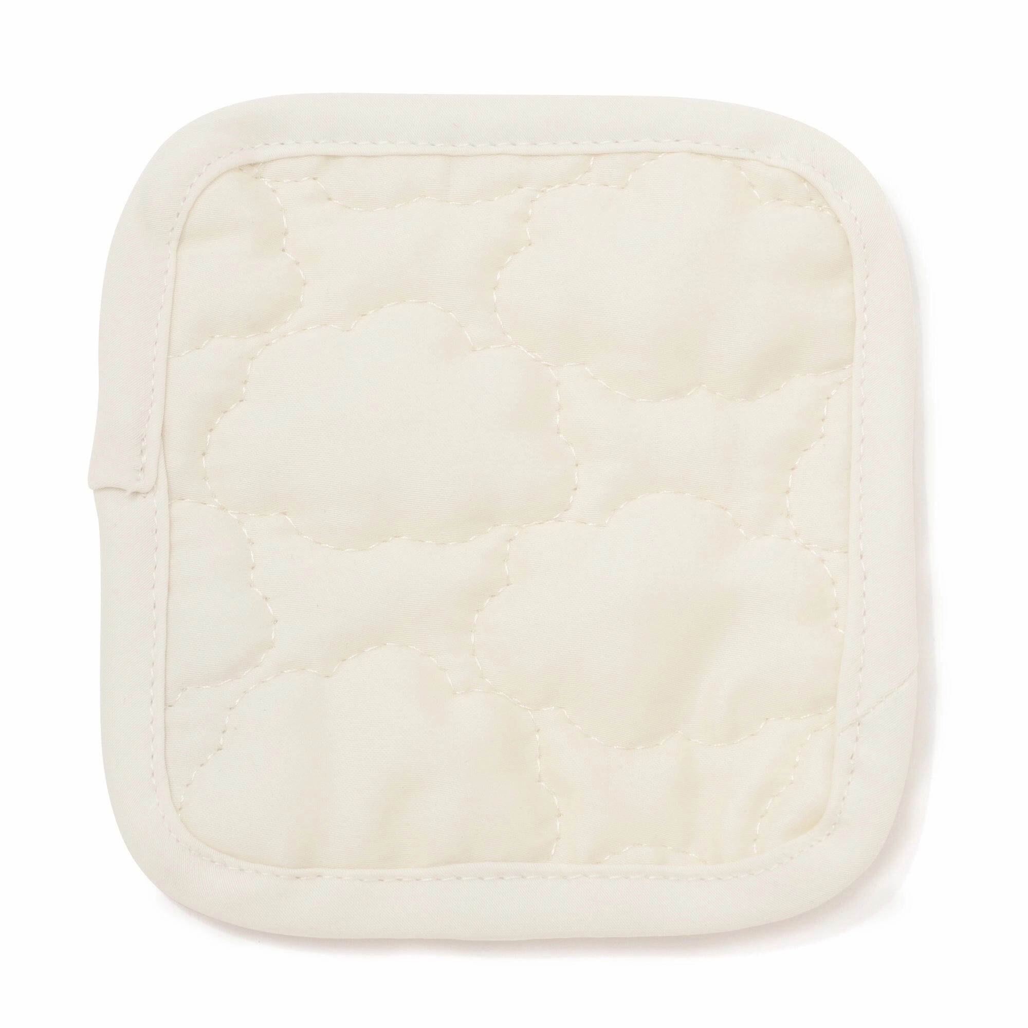 Quilted Coaster Cloud White