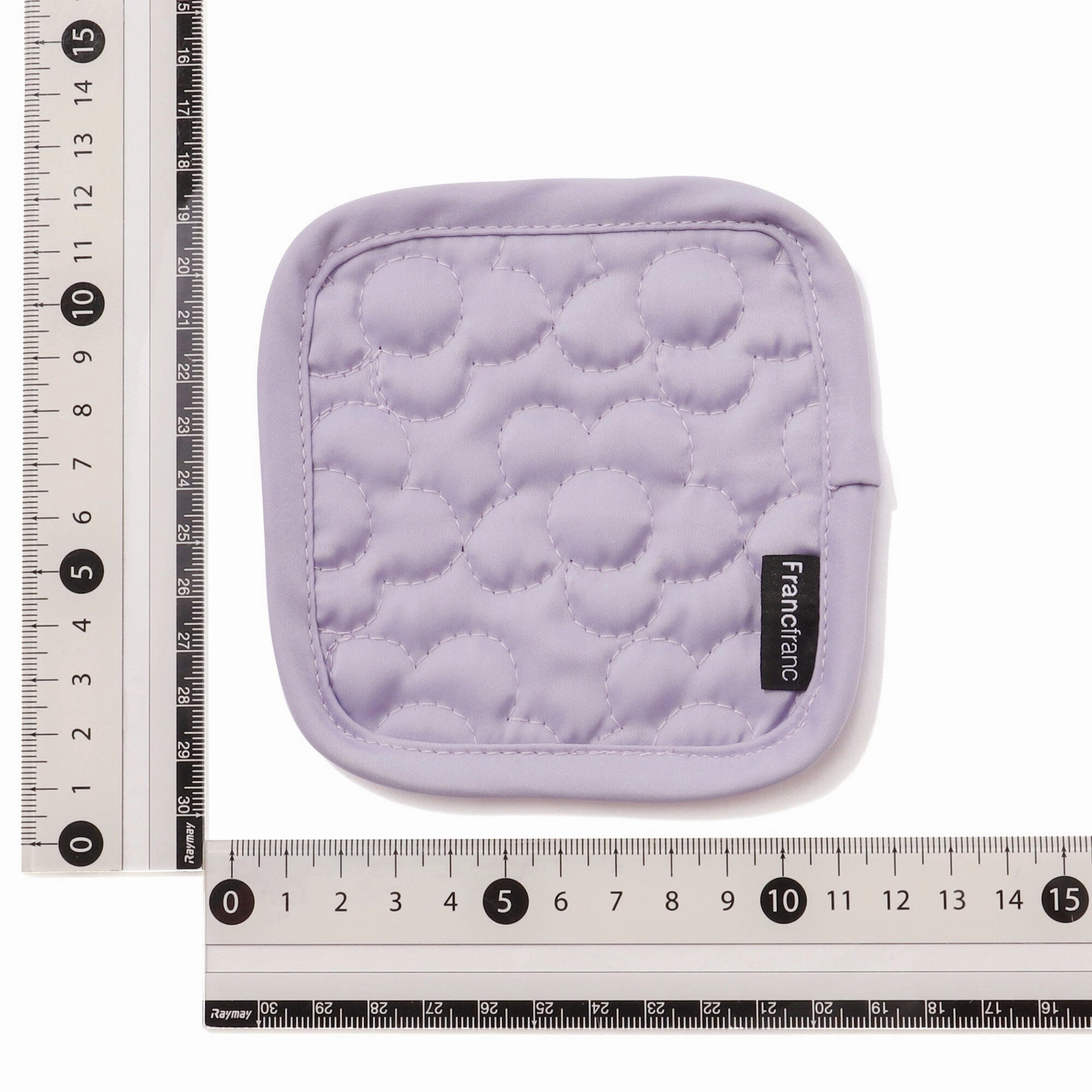 Quilted Coaster Flower Purple