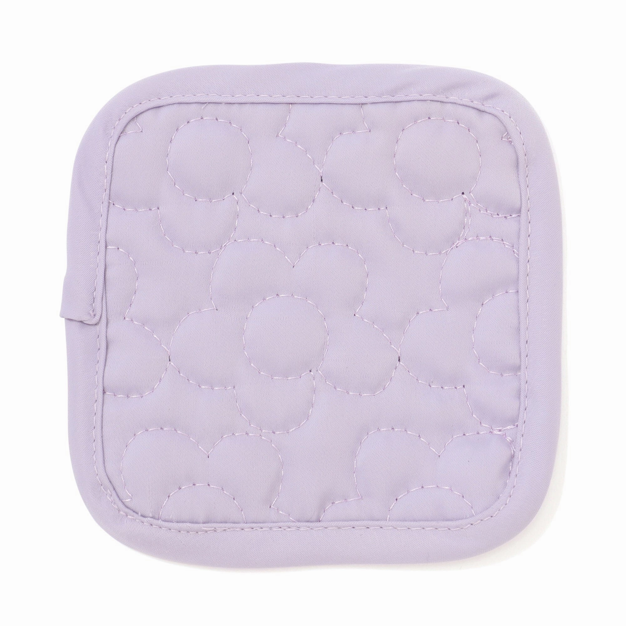 Quilted Coaster Flower Purple