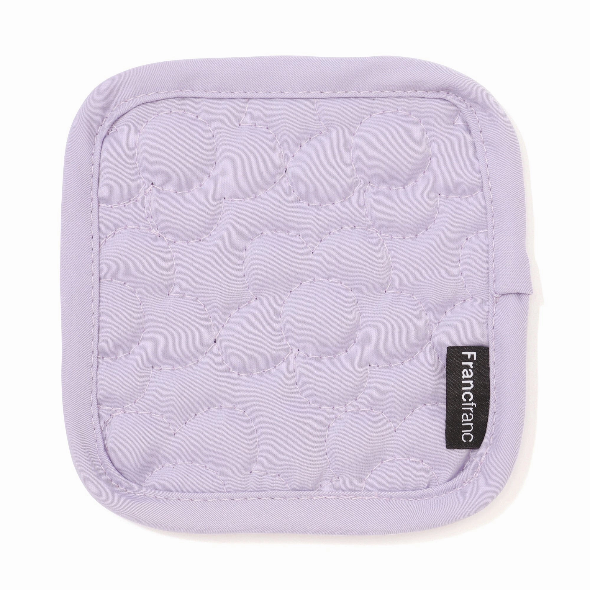 Quilted Coaster Flower Purplewaterproof oil-proof tablecloth
