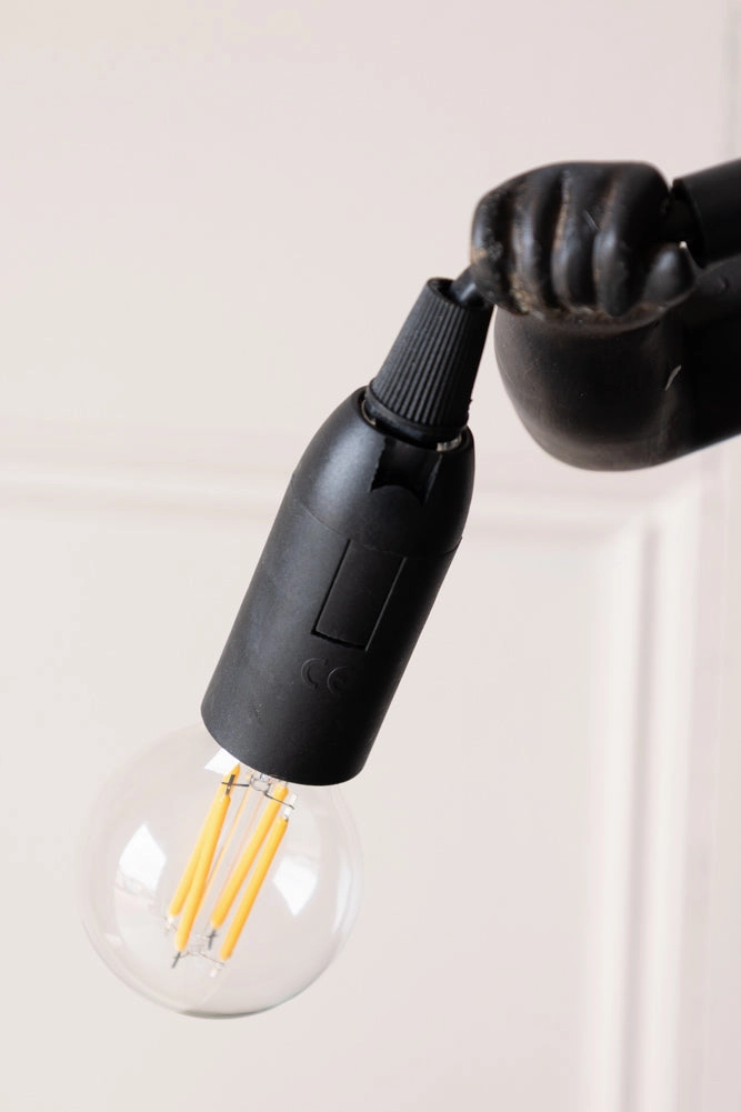 Quirky Black Cherub Table Lamp