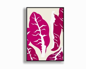 Radicchio Portraitnordic style wall decor