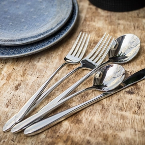 Radin Mirror 20 Piece Flatware Seteco-friendly bamboo fiber tableware set 