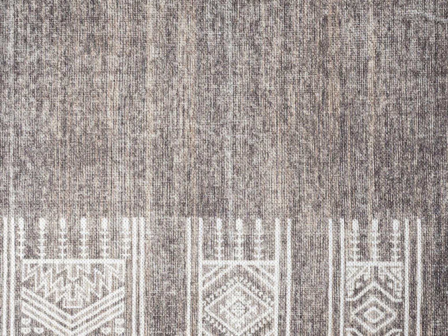 Raia Charcoal and Grey Tribal Distressed Washable Runner Rug *NO RETURNS UNLESS FAULTY