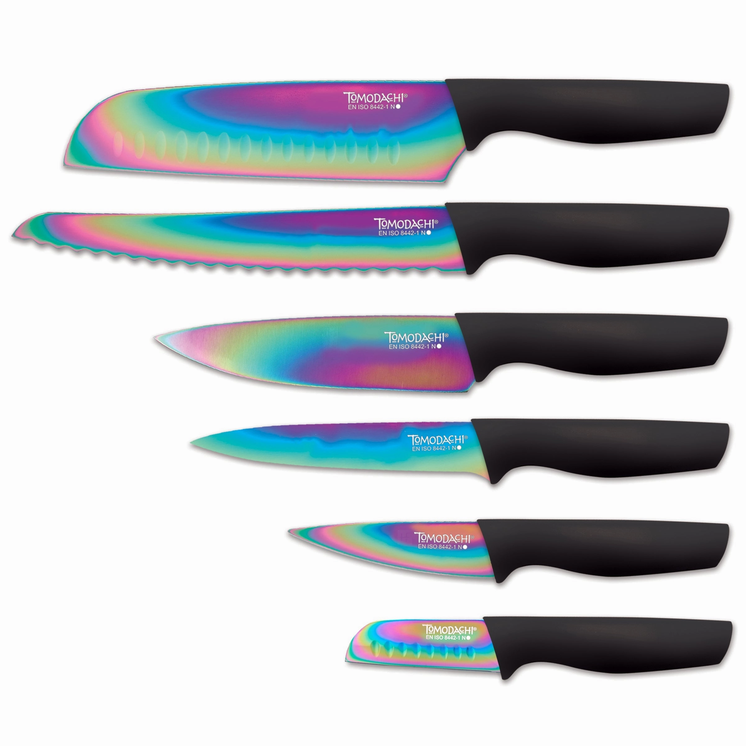 Rainbow Black 12 Piece Cutlery Setmodern kitchen decor ,kitchen dinner set ,dinnerware 