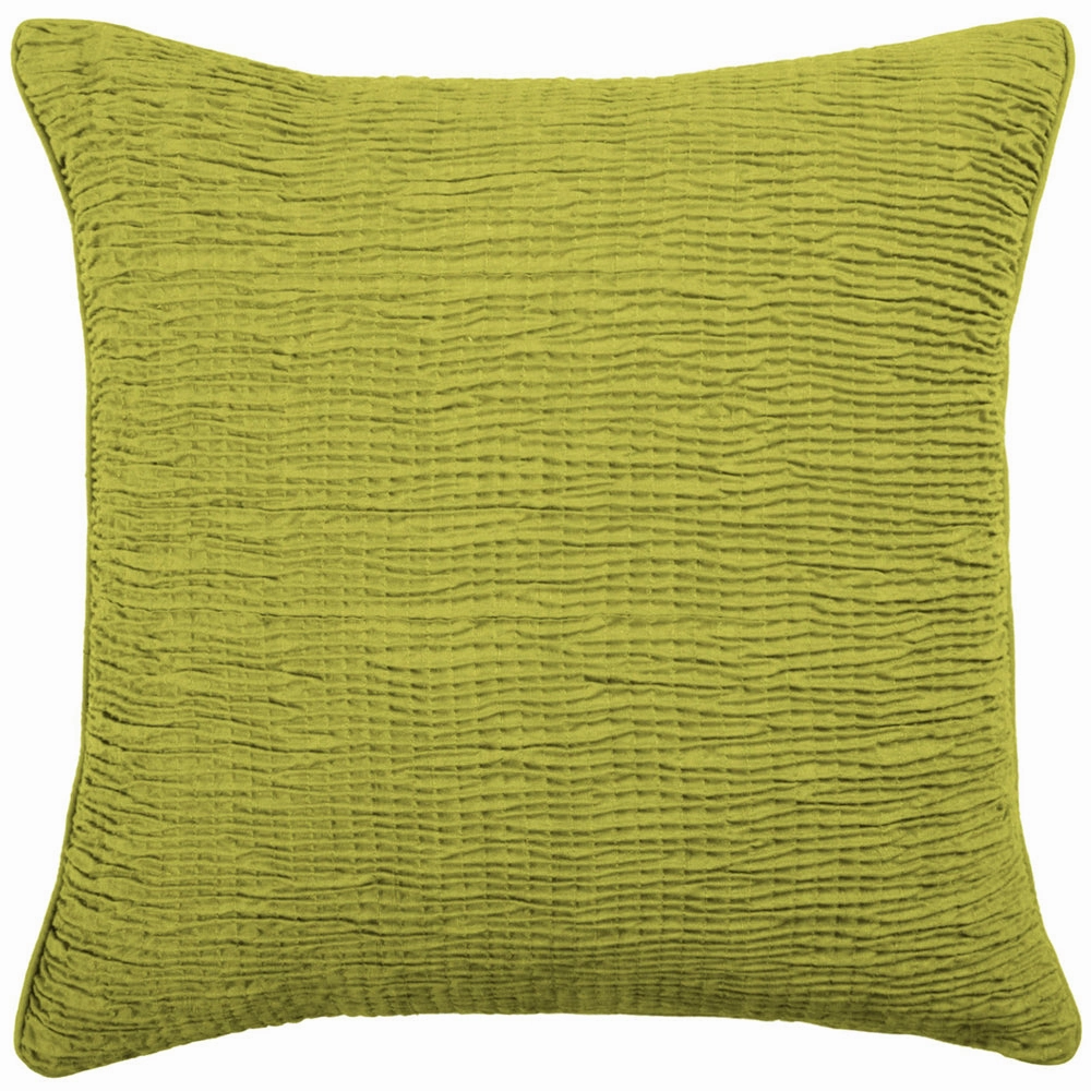 Rainfall Embroidered Cushion Citrus