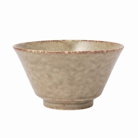 Ramen Bowl Small Beigehand-painted ceramic bowl