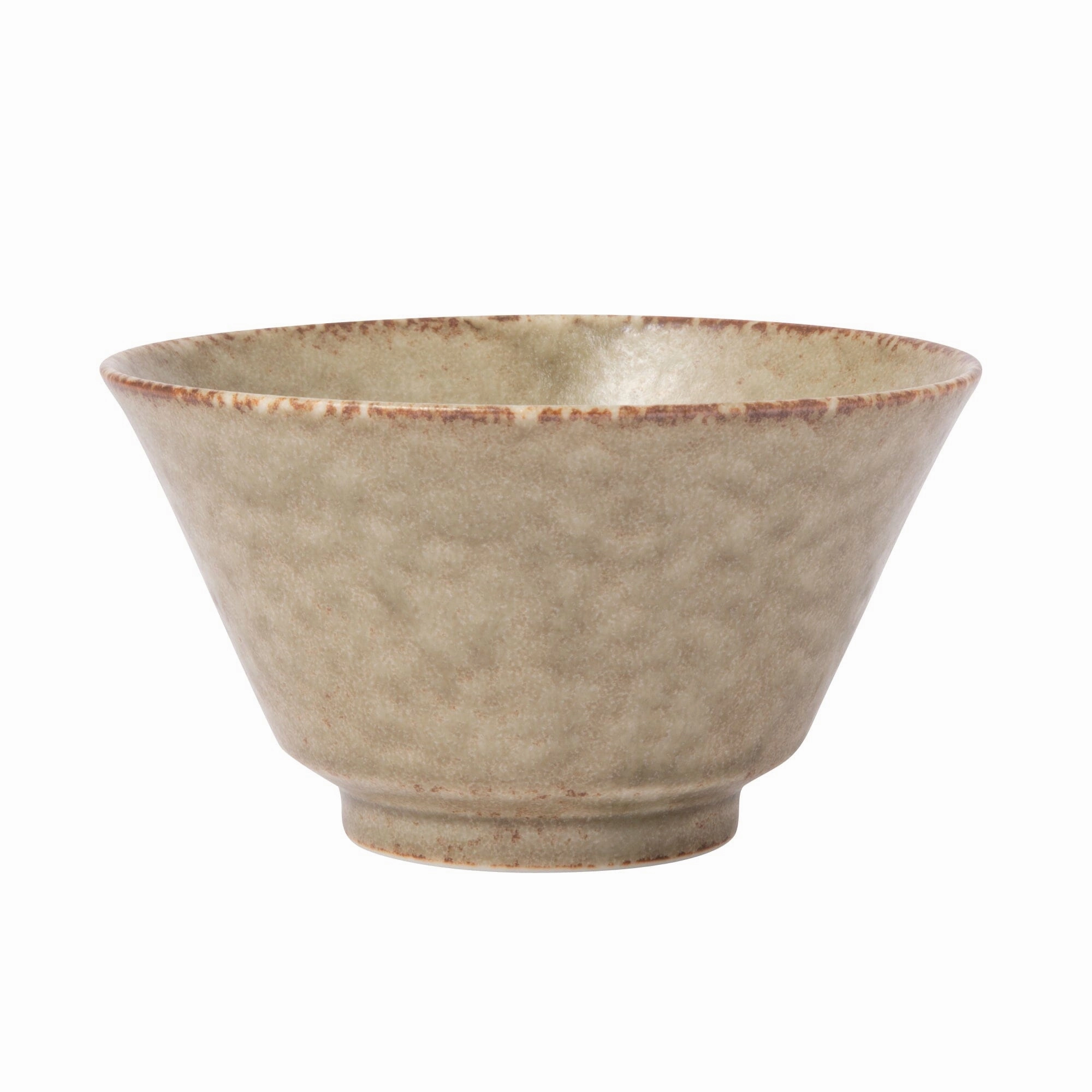 Ramen Bowl Small Beigehand-painted ceramic bowl