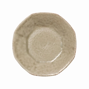 Ramen Octagonal Plate Beigehand-painted ceramic bowl