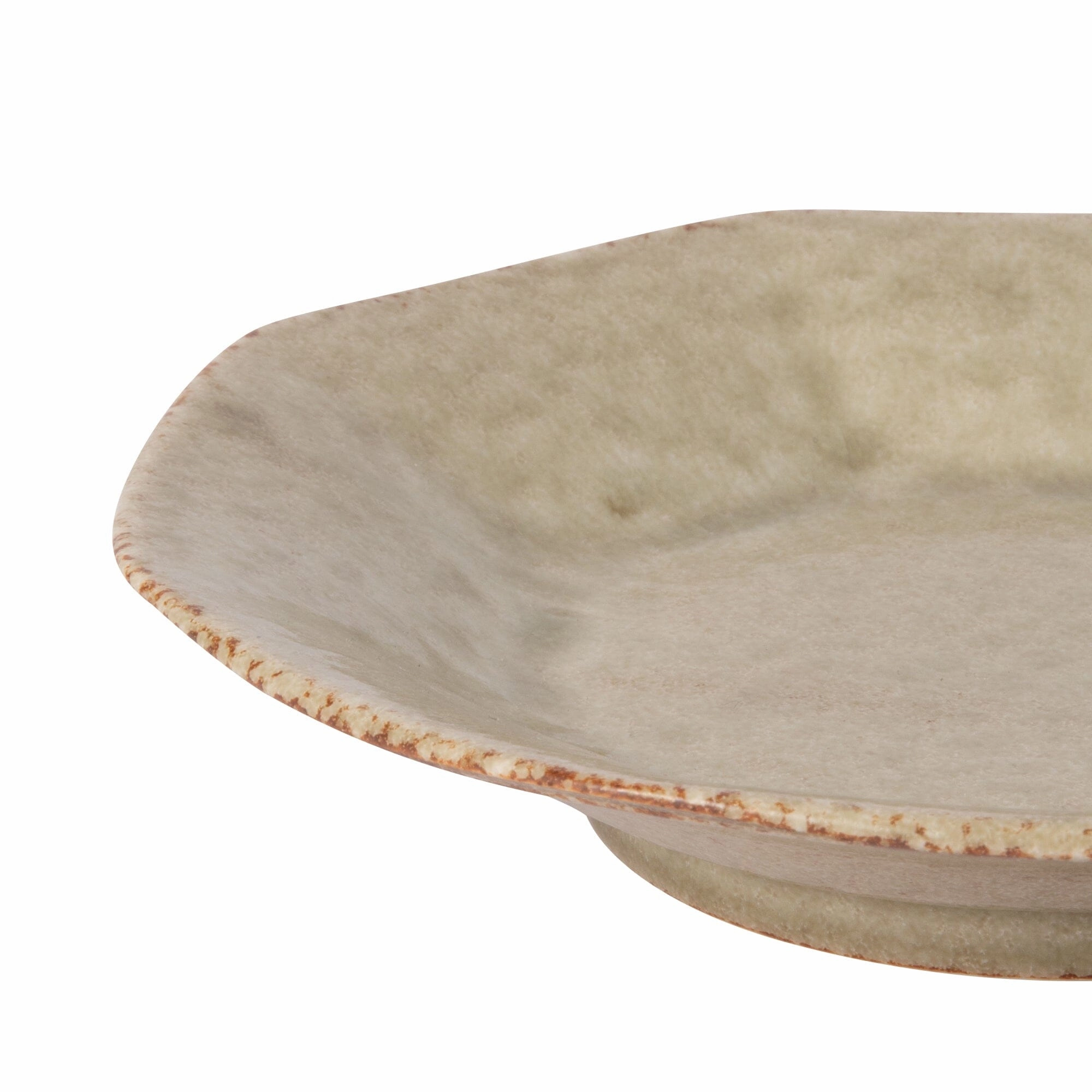 Ramen Octagonal Plate Beige