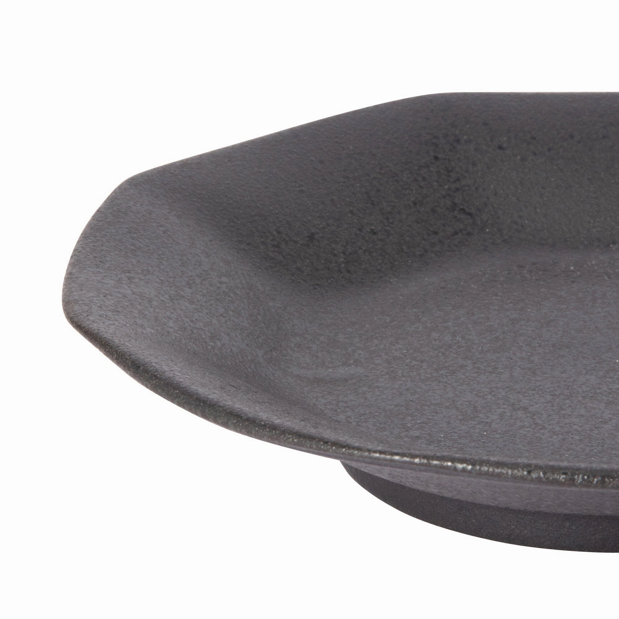 Ramen Octagonal Plate Black