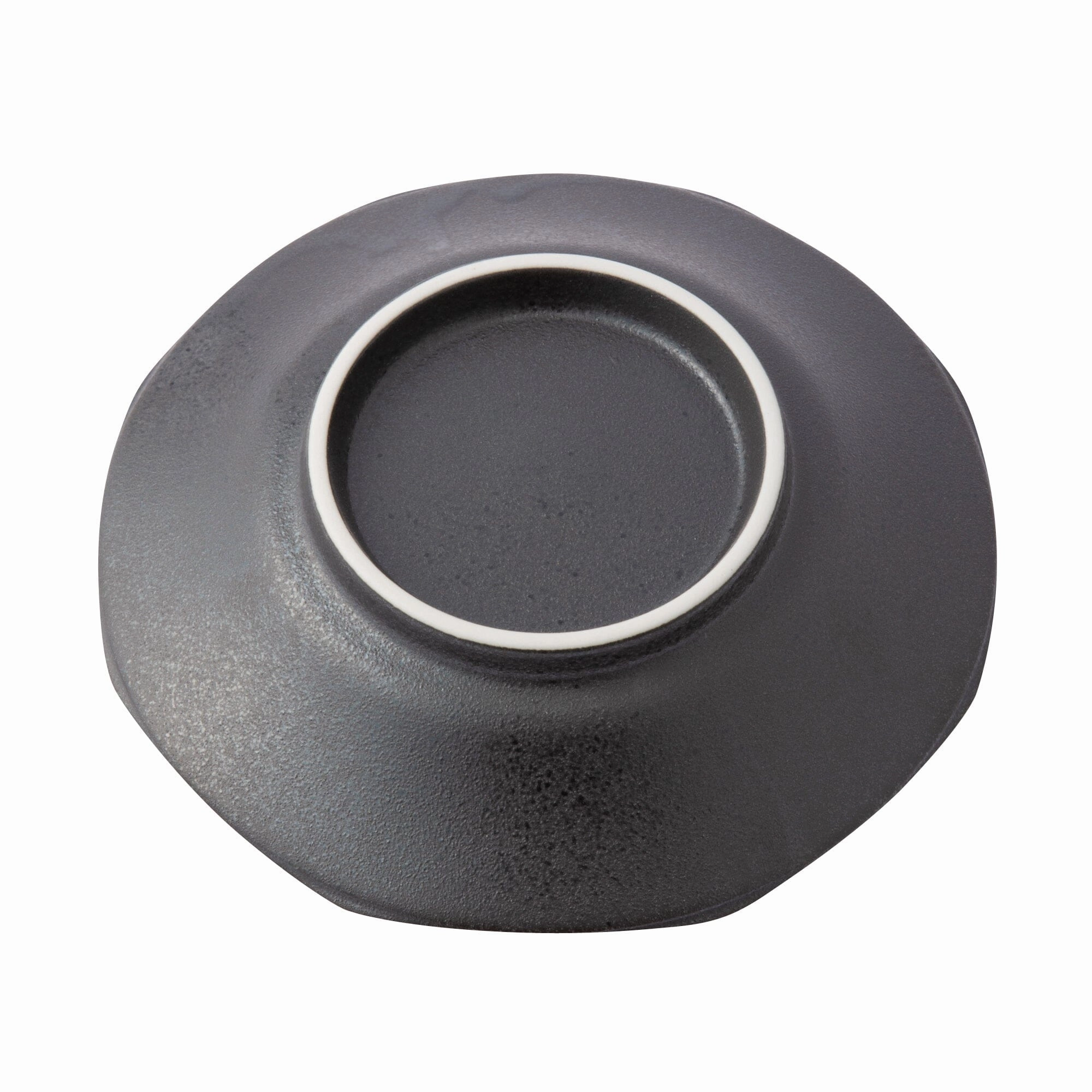 Ramen Octagonal Plate Black