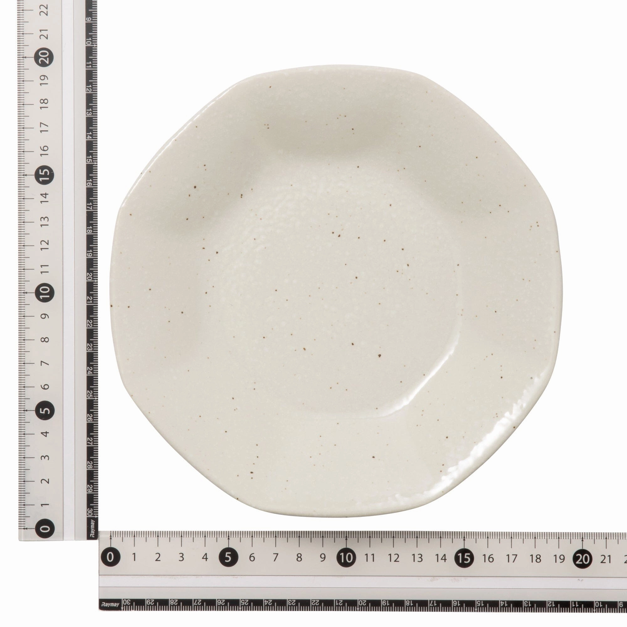 Ramen Octagonal Plate White