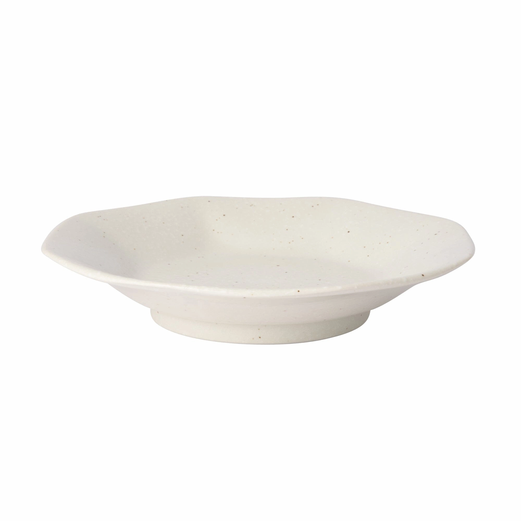 Ramen Octagonal Plate White
