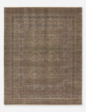 Ramira Hand-Knotted Wool Rugmodern color block patchwork rug