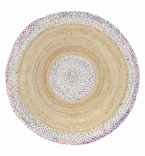 Ramona Multi-Colour Round Rug *NO RETURNS UNLESS FAULTYmodern color block patchwork rug