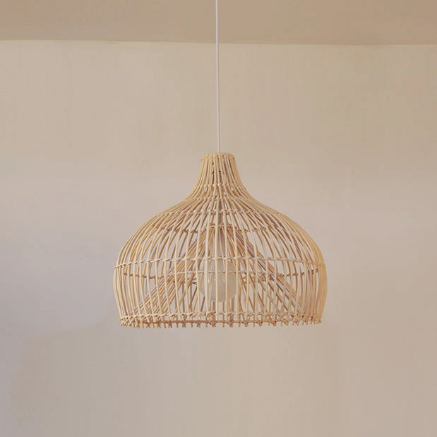 Rattan Birdcage Ceiling Light