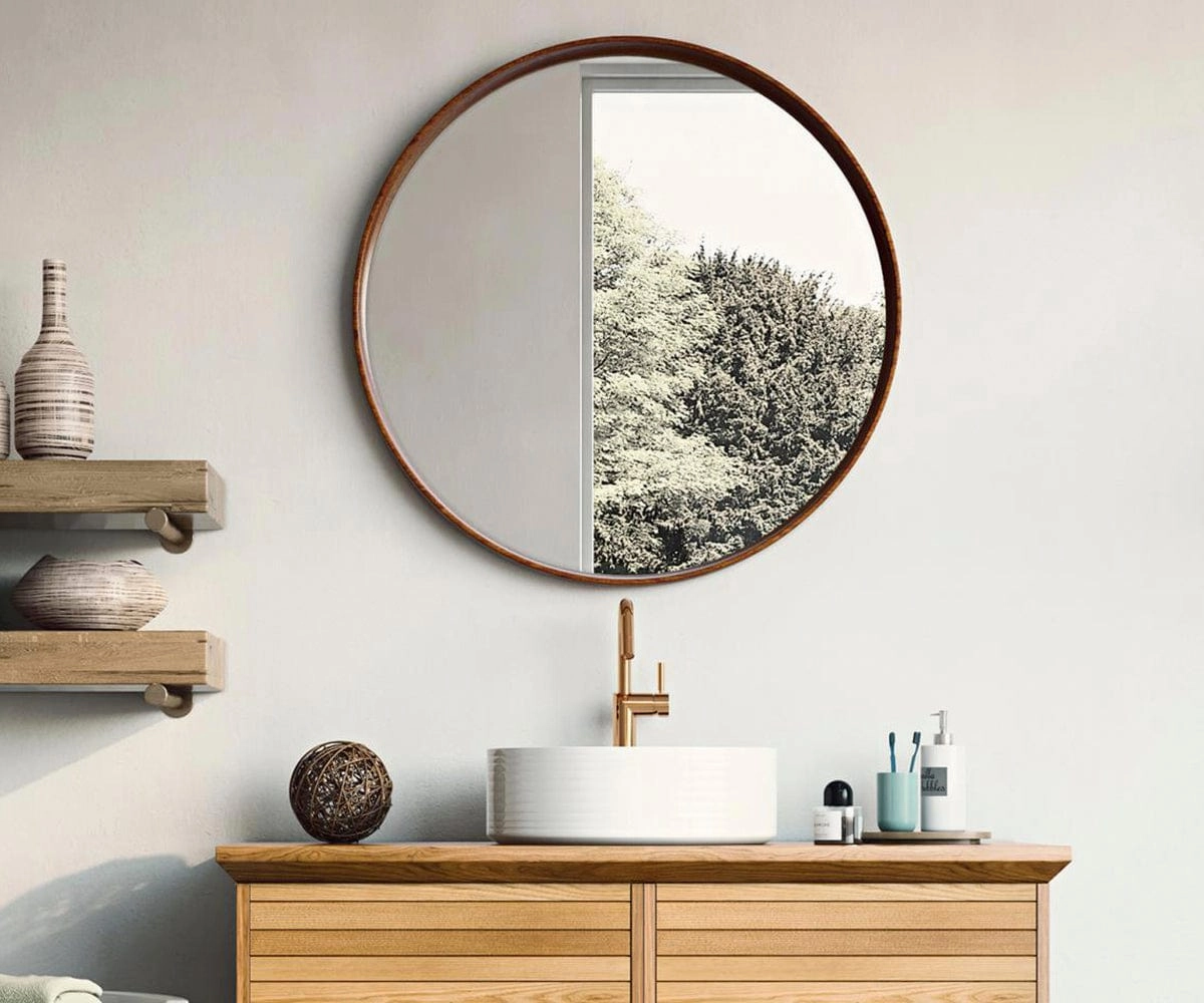 Reagan Round Mirror