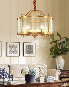 Regency Ribbed Gold Chandeliermodern wall lamp,smart wall lamp