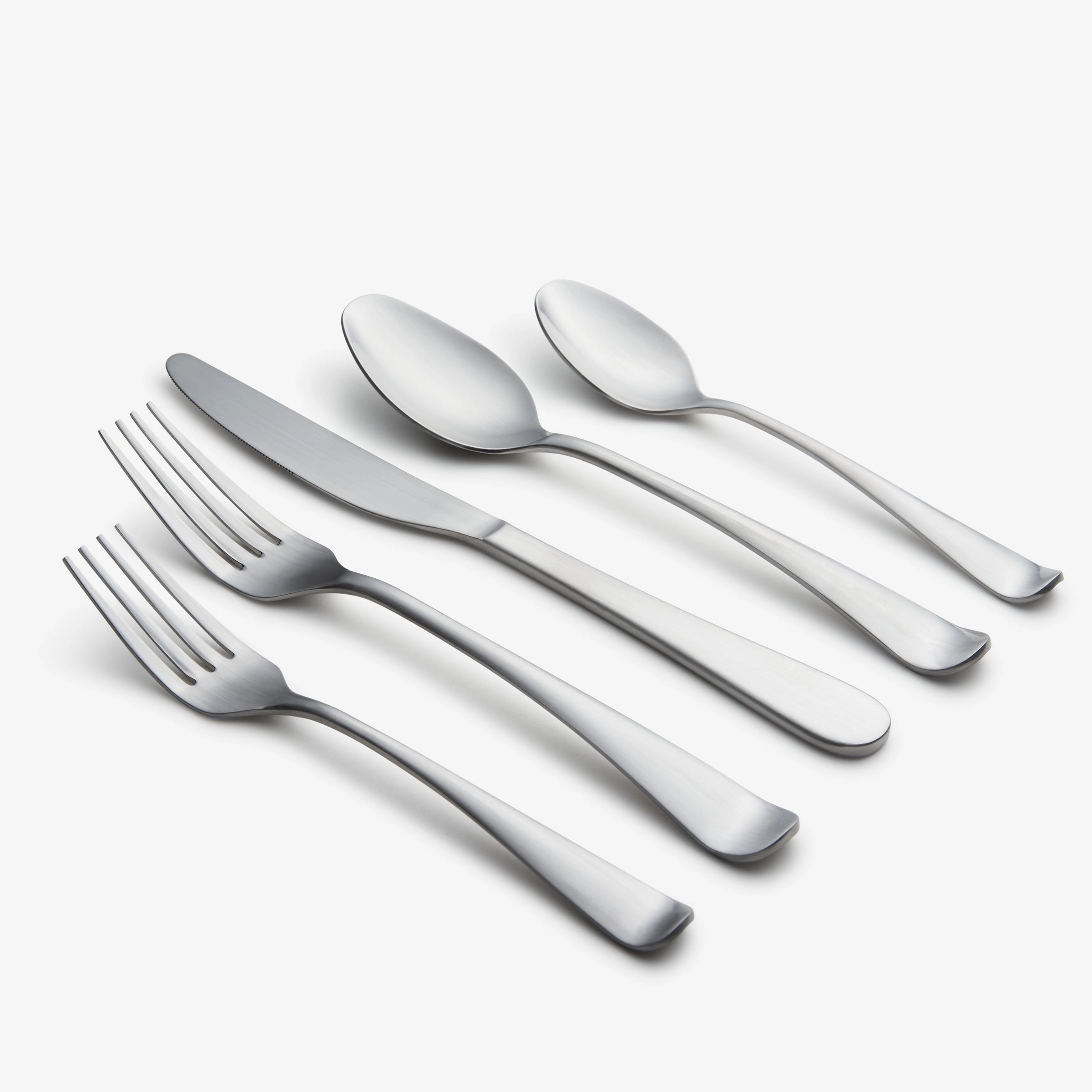 Rhiannon Satin 20 Piece Flatware Seteco-friendly bamboo fiber tableware set 