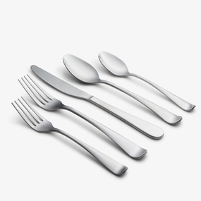 Rhiannon Satin 20 Piece Flatware Seteco-friendly bamboo fiber tableware set 