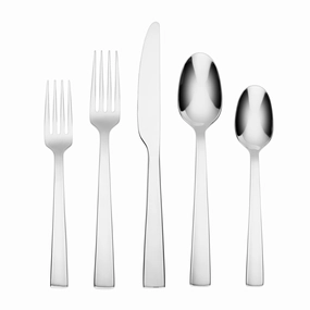 Rhyme Mirror 20 Piece Flatware Seteco-friendly bamboo fiber tableware set 