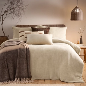 Ribble Acid Washed Duvet Cover Set Naturalbedding sets ,throw blankets 