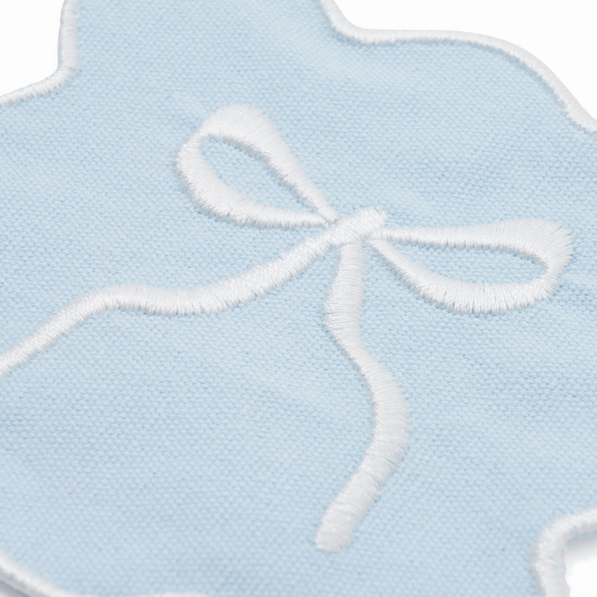 Ribbon coaster blue
