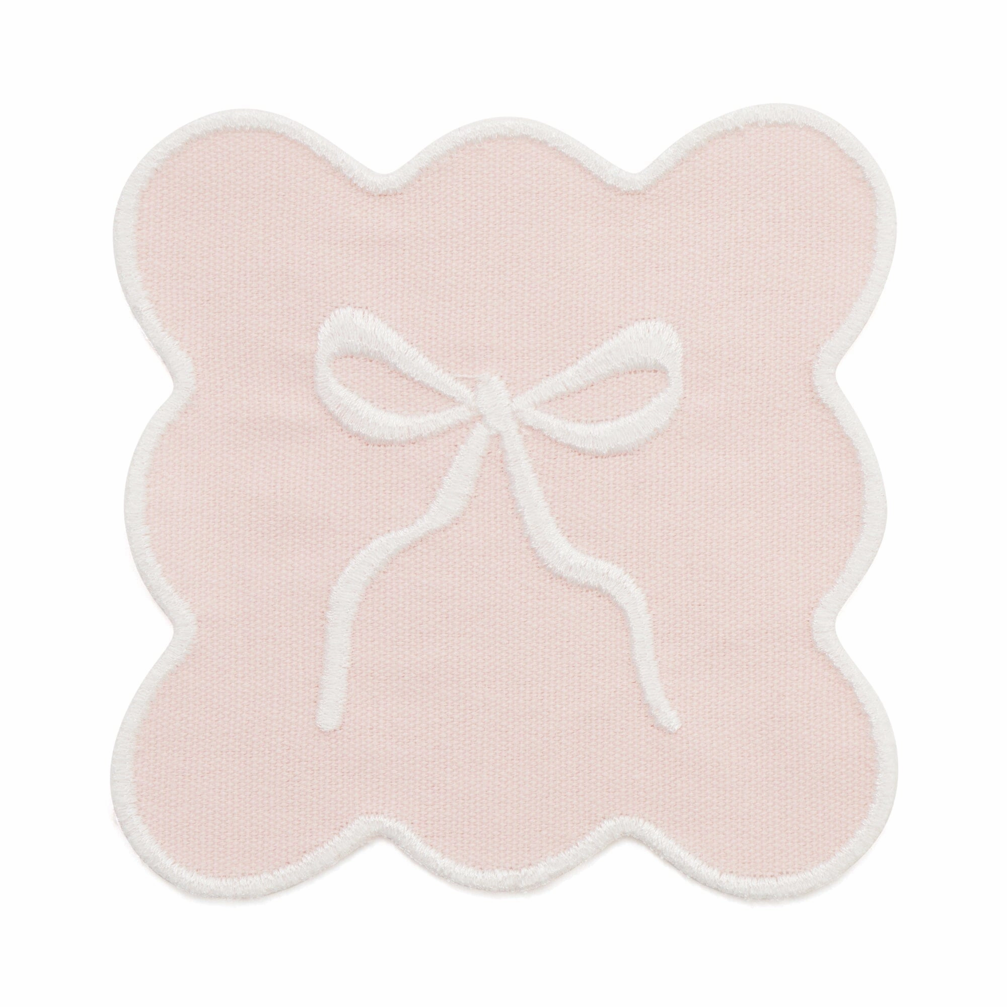 Ribbon coaster pink