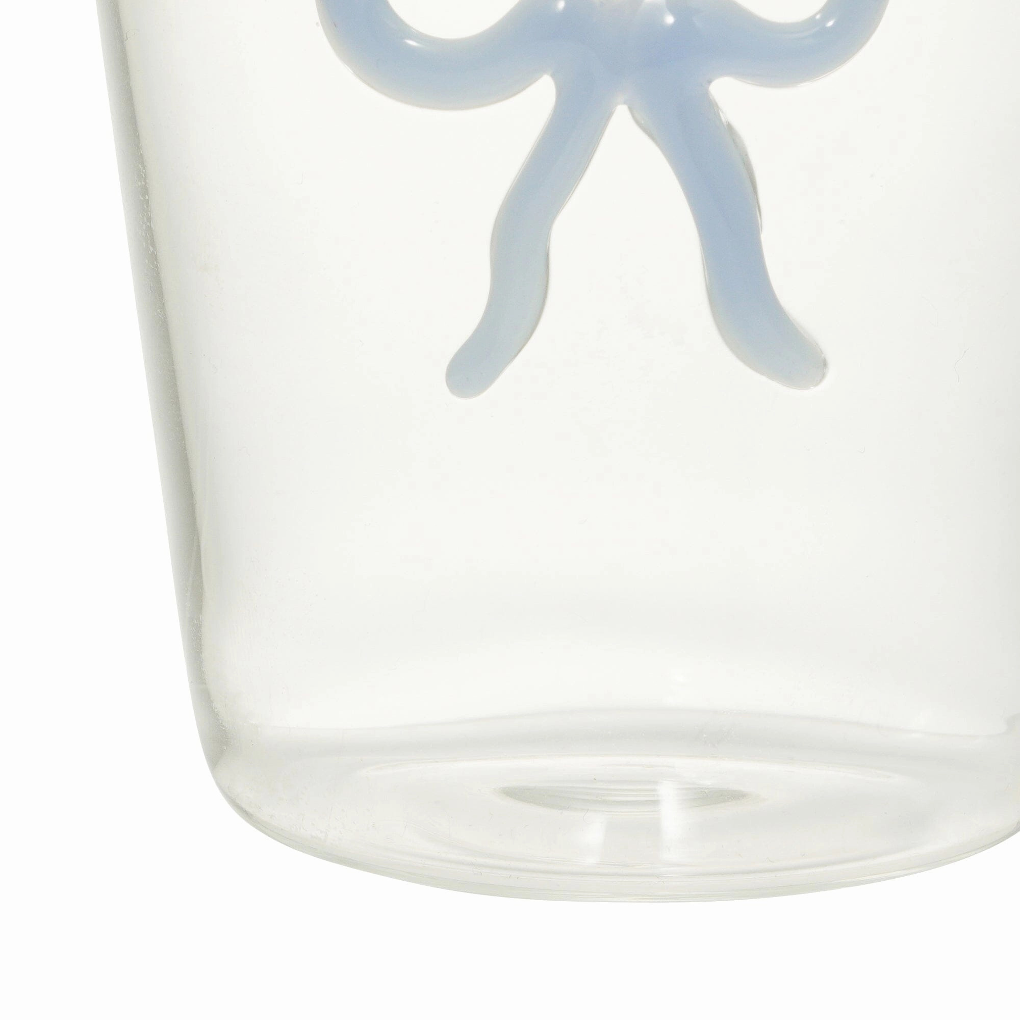 Ribbon Glass Tumbler Blue