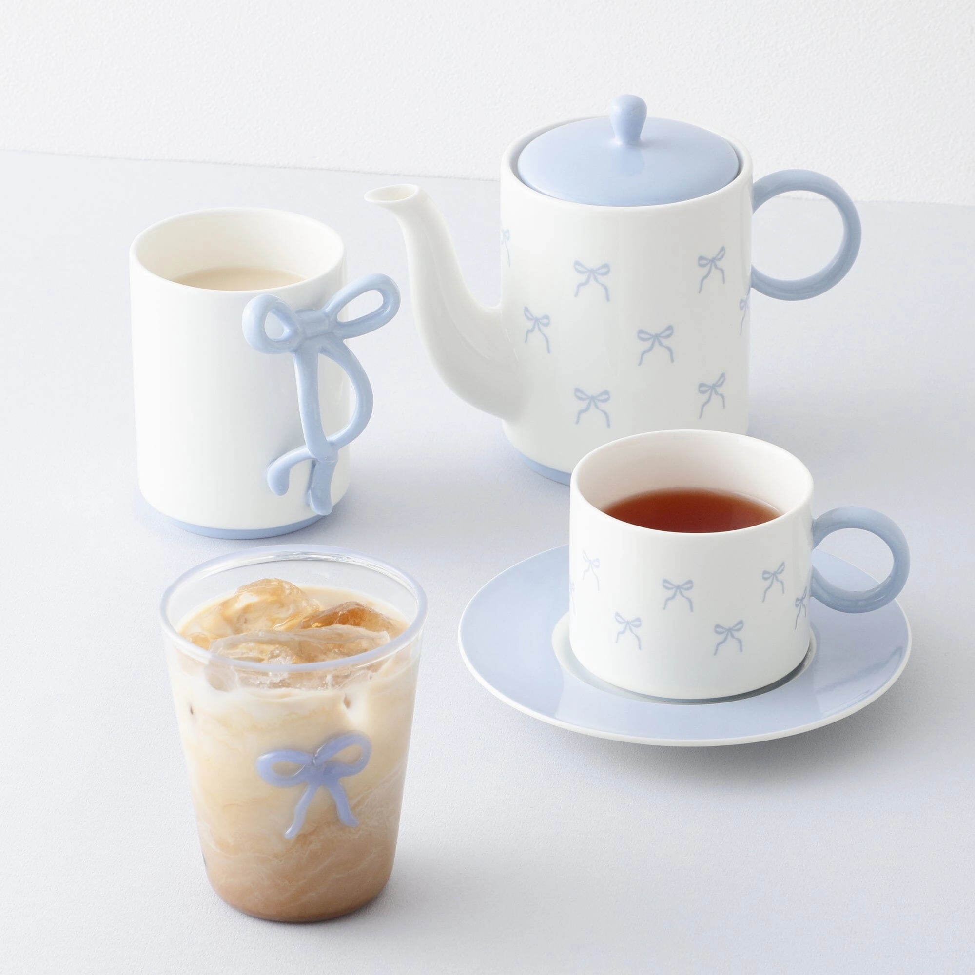 Ribbon Mug Blue